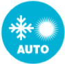 Auto mode operation.Klimatyzacja  Airwell FBD AWSI-FBD024-N11/AWAU-YLD024-H11﻿﻿