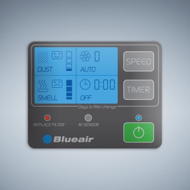 Oczyszczacz powietrza Blue air 650E z filtrem Smokestop