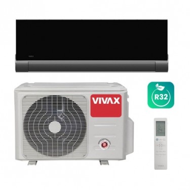 Klimatyzator ścienny Vivax V-Design ACP-12CH35AEVIs Czarny