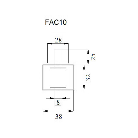 Amortyzator cylindryczny FAC10