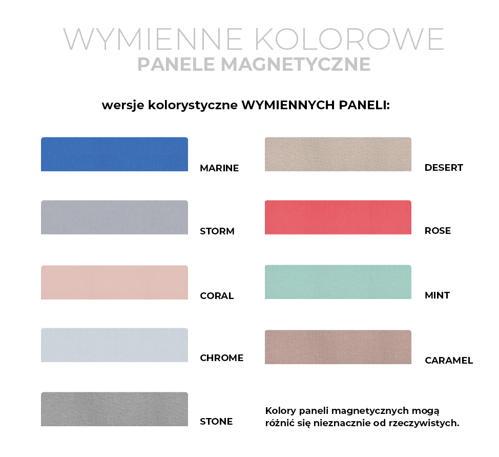kolorowe fronty w Rotenso Versu Cloth Caramel VCC50Xi/ VO50Xo