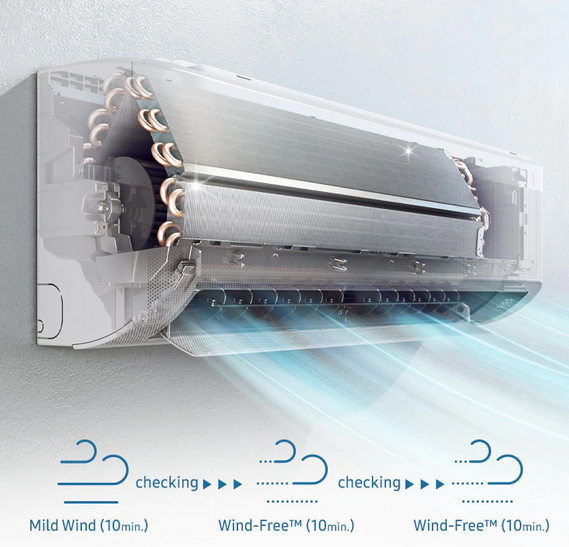 Samsung AR12TXEAAWKNEU/X klimatyzator ścienny Wind-Free Avant